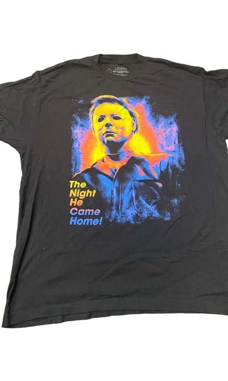 Vintage Michael Myers Halloween Size XL Black Graphic Tee